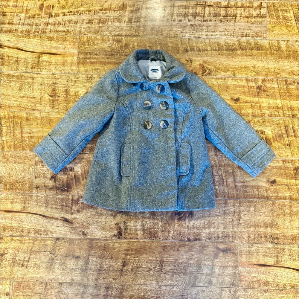 Toddler Grey Dress Coat